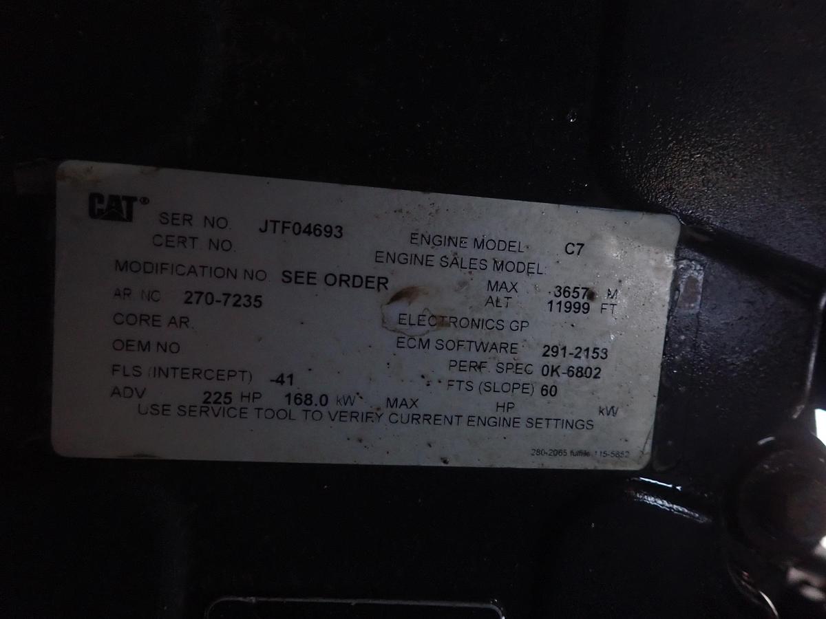 Used 2008 CAT C7 Industrial Diesel Engine POWER UNIT! 225 HP