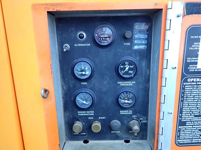 Used 2013 Sullivan Palatek D210 Portable Air Compressor