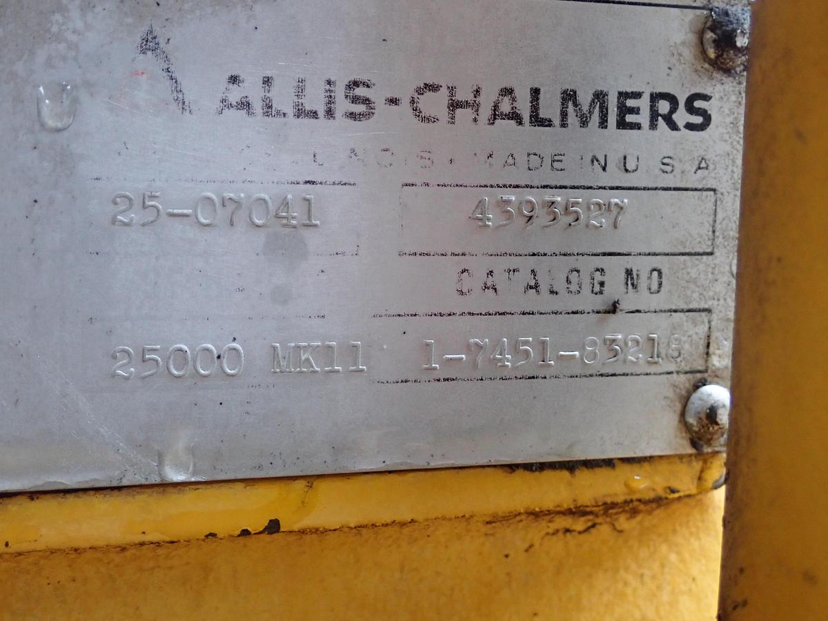 Used Allis Chalmers 25000 Diesel Engine POWER UNIT