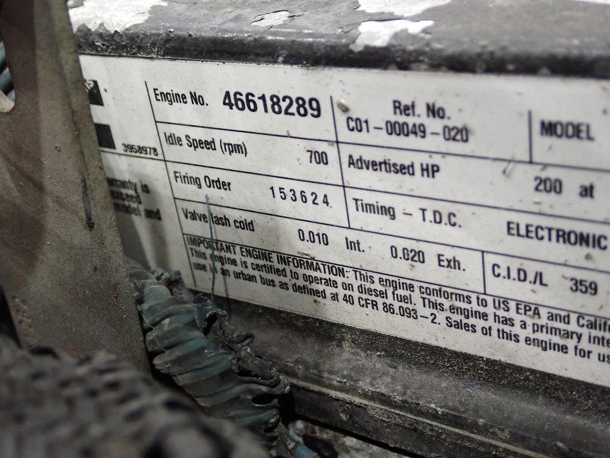 Used 2006 Cummins ISB 200 Diesel Engine CPL 8136