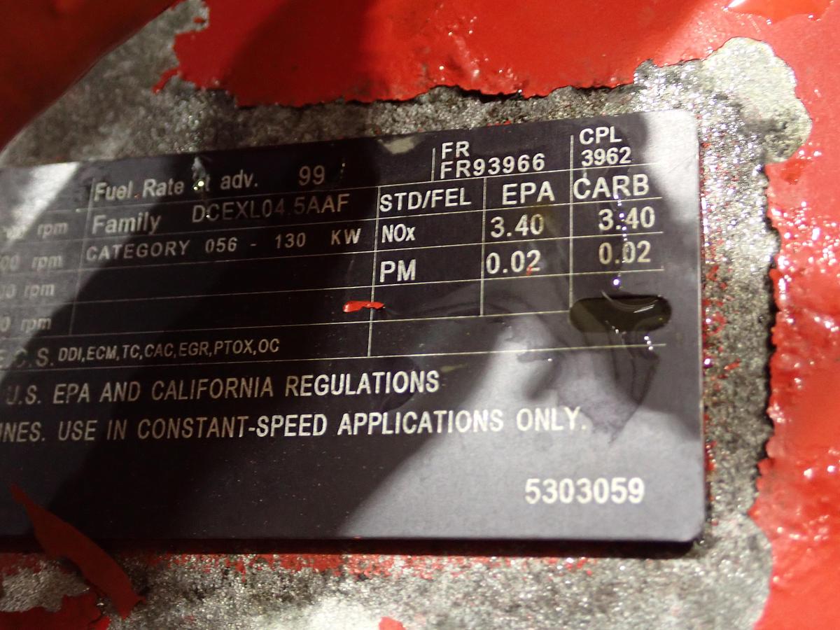 Used Cummins QSB 4.5 Diesel Engine CPL 3962