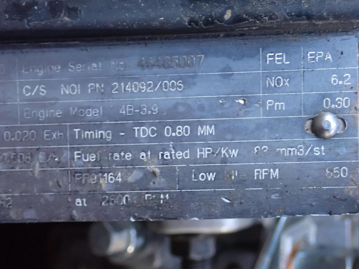 Used 2005 Cummins 4BT 3.9 Diesel Engine POWER UNIT CPL 8238