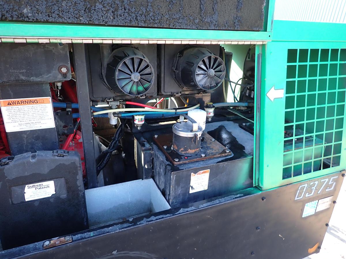 Used 2016 Sullivan Palatek D375PDCU 375 CFM Air Compressor