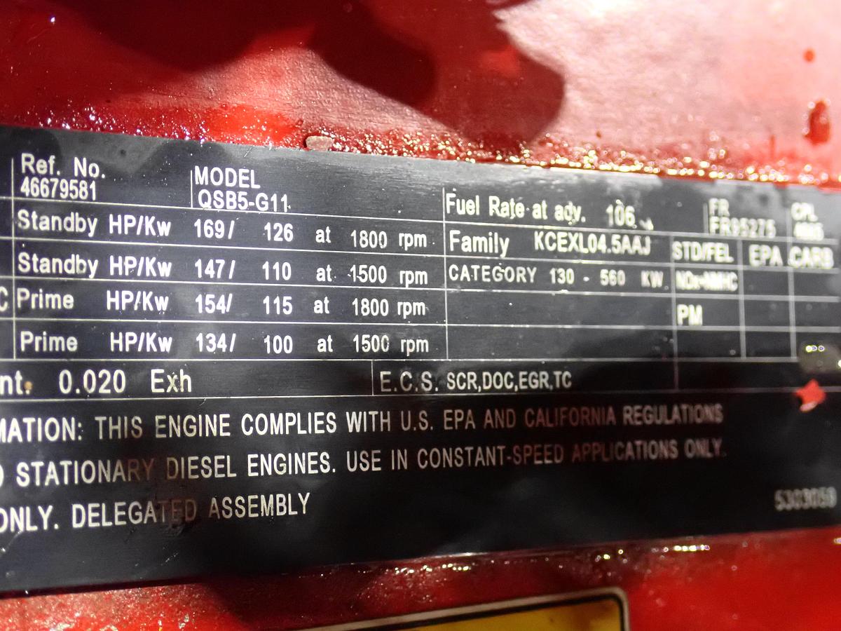 Used 2019 Cummins QSB 4.5 Diesel Engine CPL 4665