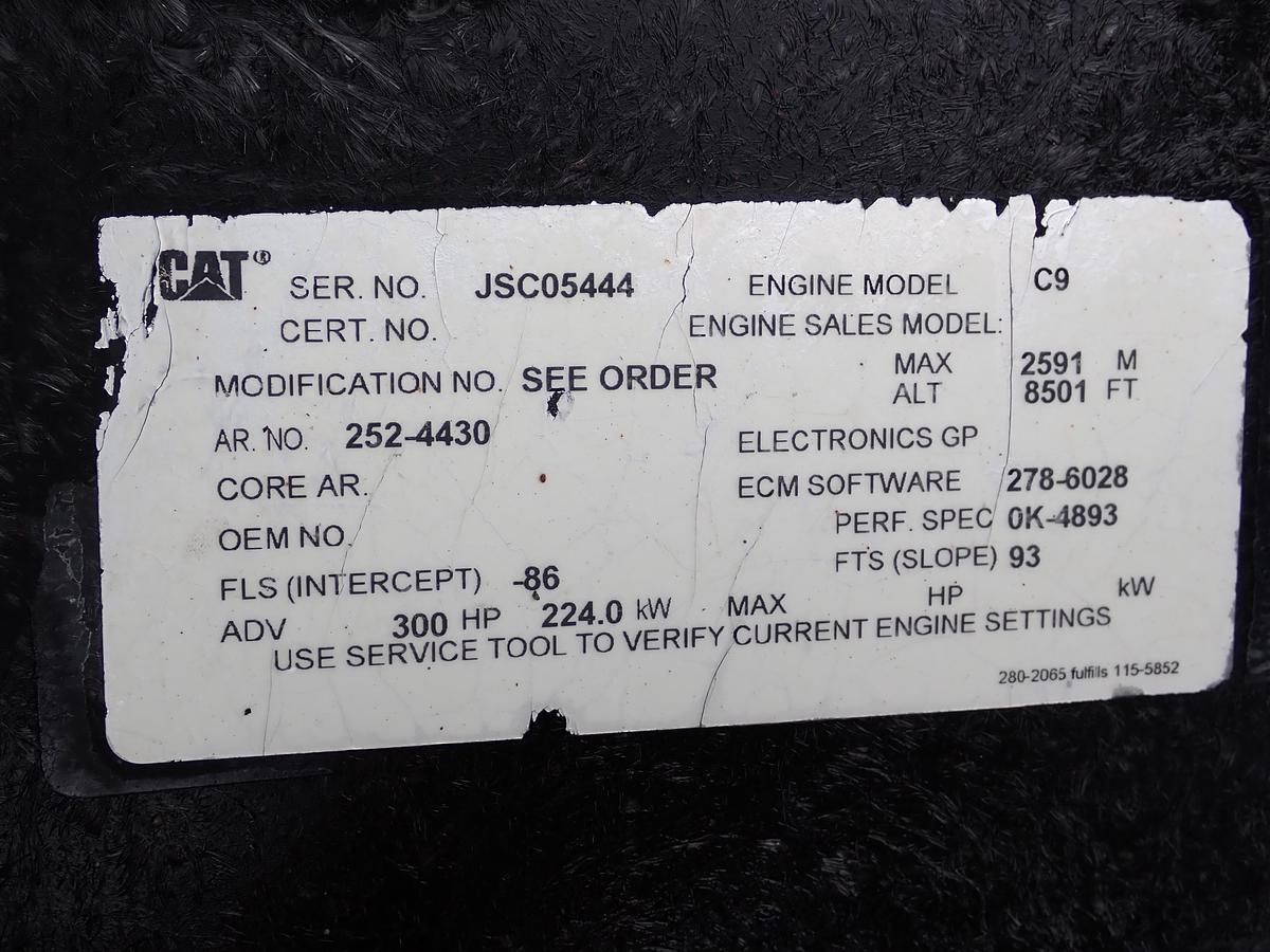 Used 2008 CAT C9 Industrial Diesel Engine POWER UNIT