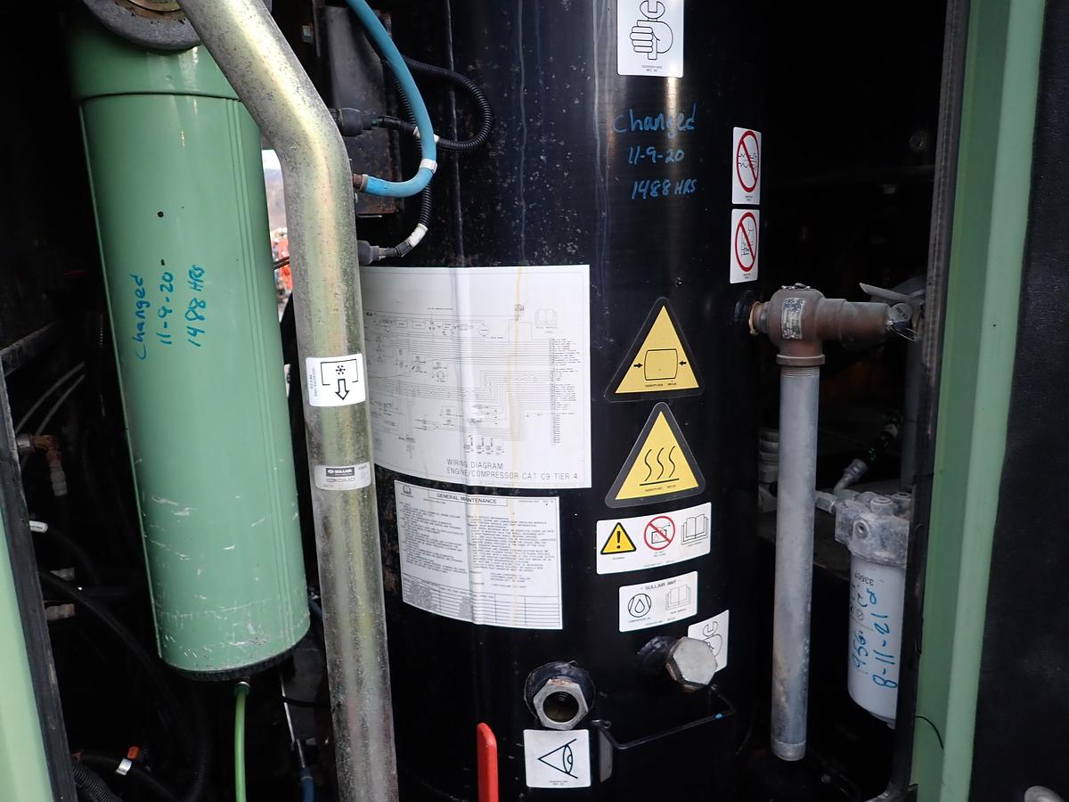 Used 2015 Sullair 1050C AF 1050 CFM Air Compressor 