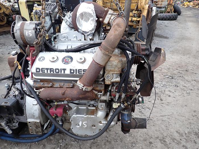 Used Detroit Diesel 6V92TA Silver Engine 8063-7400