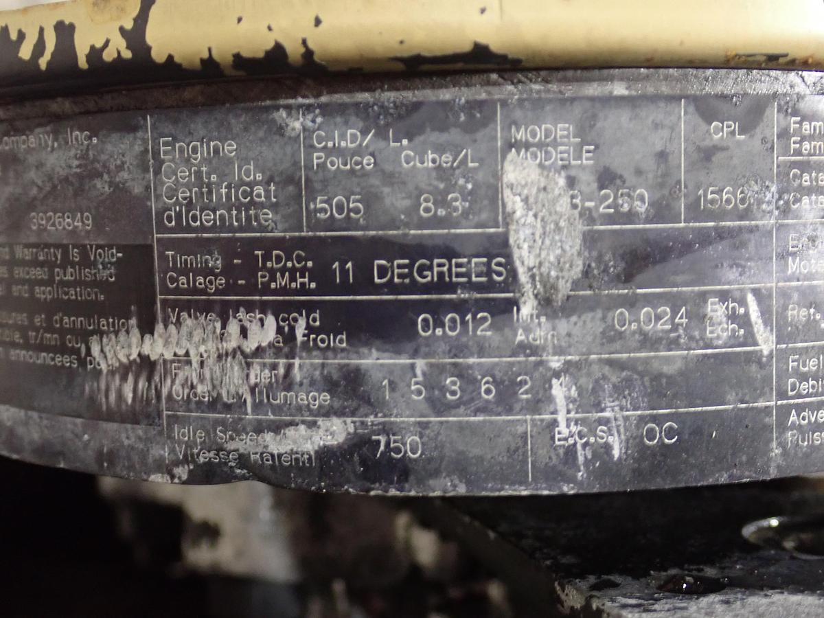 Used 1997 Cummins 6CTA 8.3 Diesel Truck Engine 250 HP