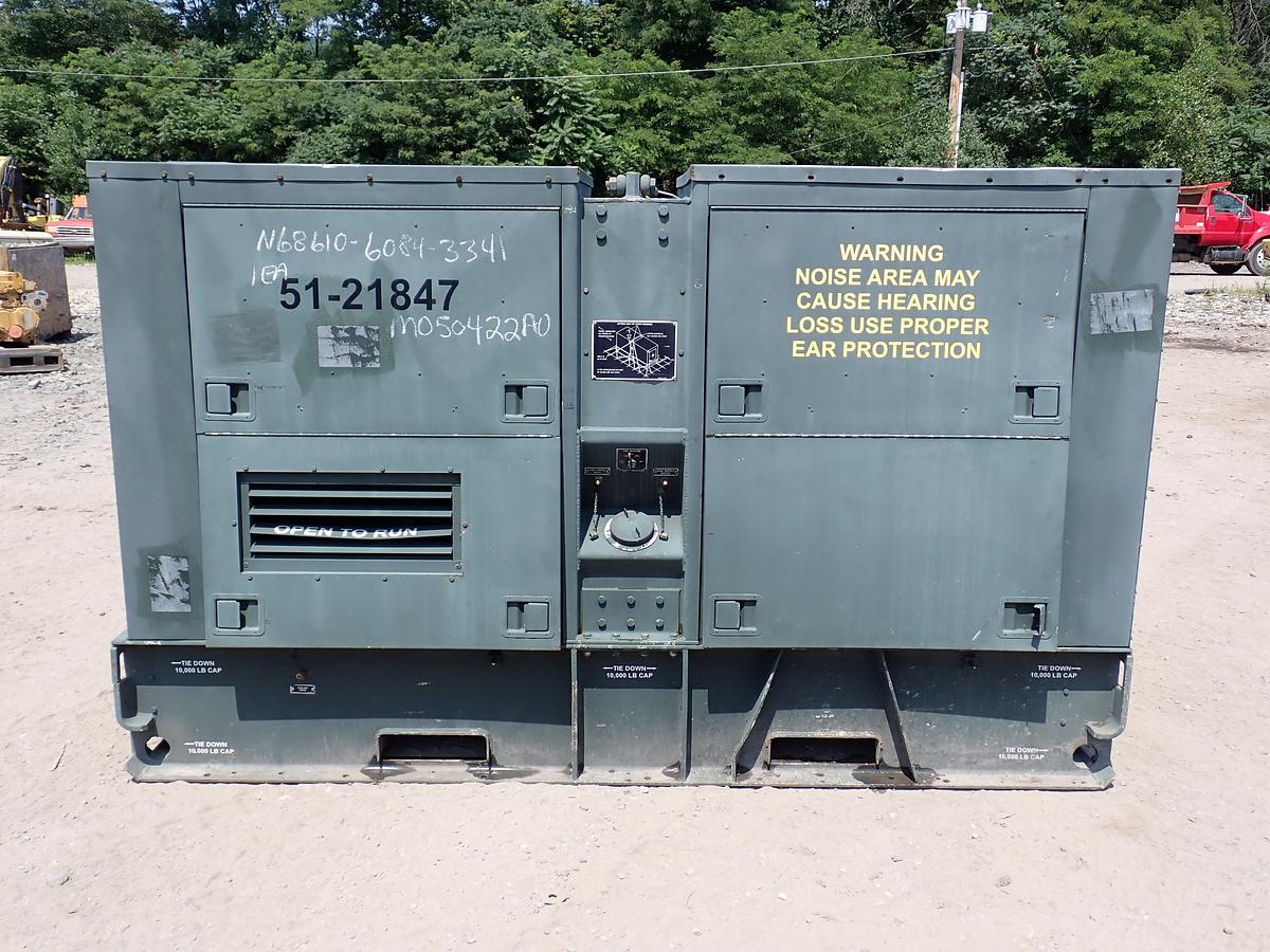 Used 1990 Libby MEP007B 100 KW Diesel Generator GOV'T SURPLUS
