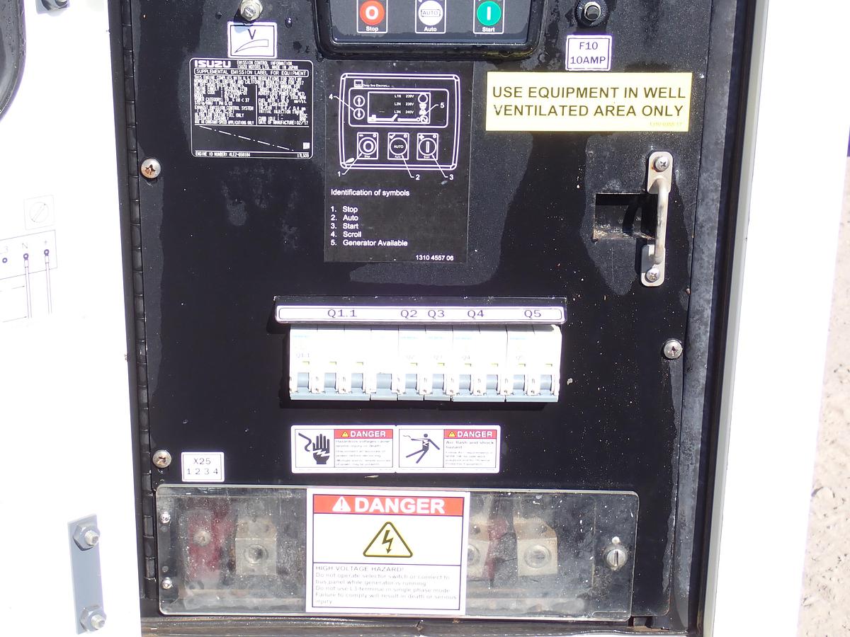 Used 2017 Atlas Copco QAS25 25 KVA Portable Generator