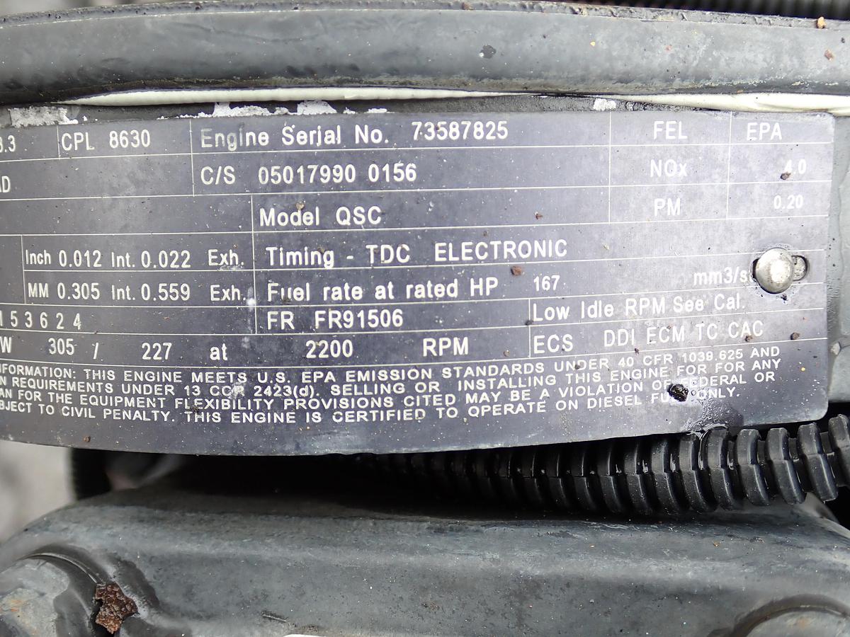 Used 2013 Cummins QSC 8.3