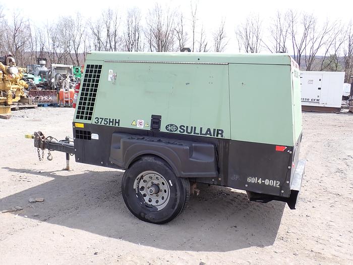 Used 2018 Sullair 375HHAFDPQJD3 Air Compressor 200 PSI Aftercooled!