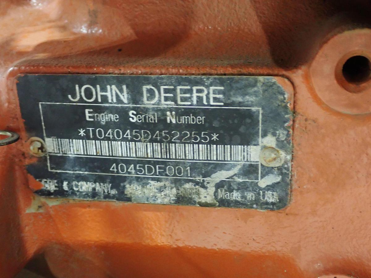 Used John Deere 4045DF001 Diesel Engine 