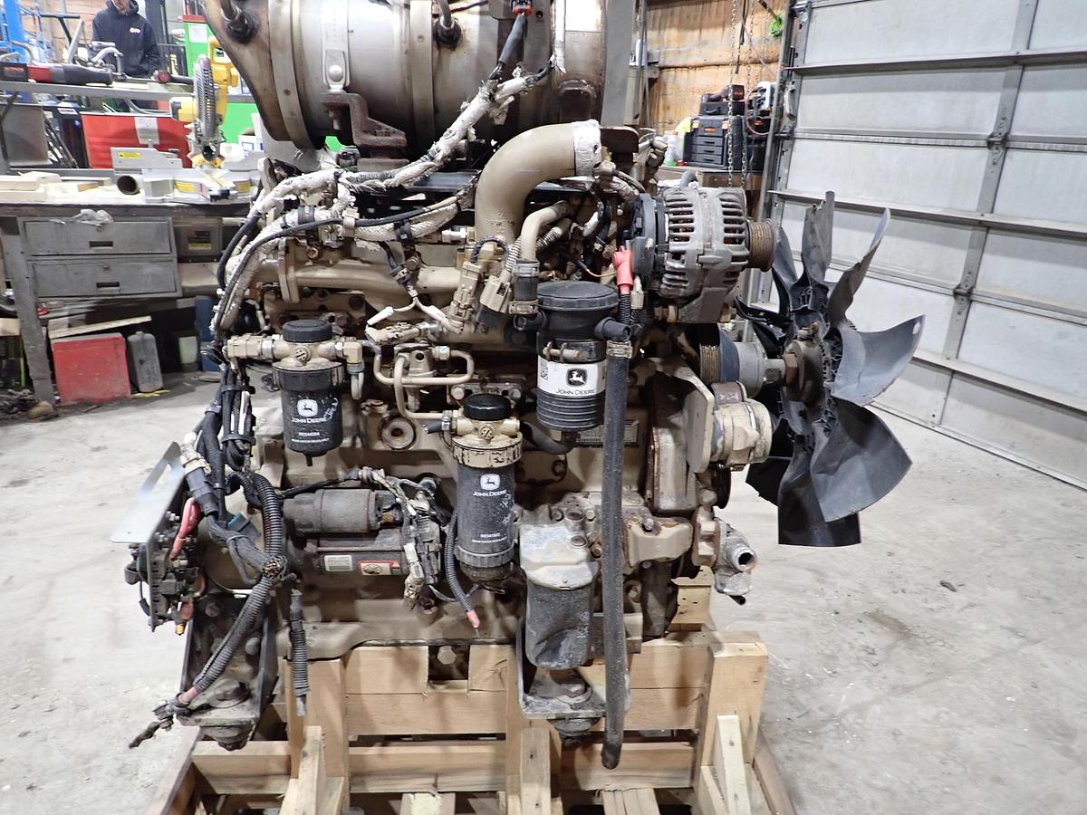 Used 2012 John Deere 4045HFC92 Turbo Diesel Engine IT4