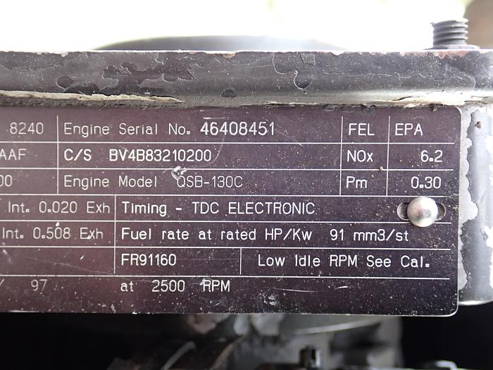 Used 2004 Cummins QSB 3.9 Diesel Engine CPL 8240 VP30 Pump