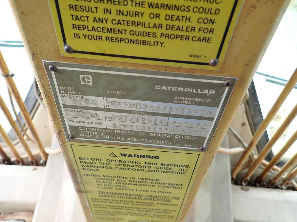 Used 1985 CAT 120G Motor Grader SUPER CLEAN