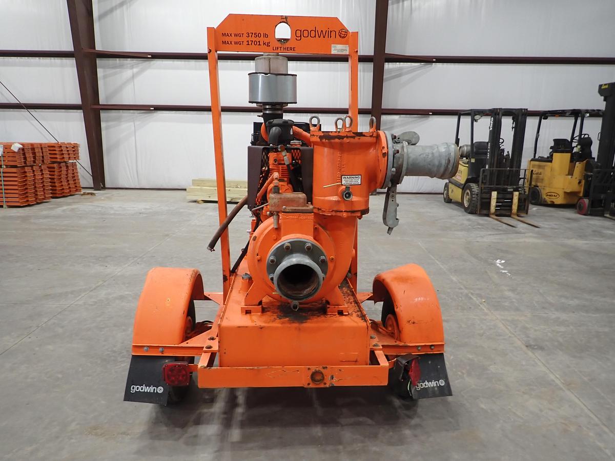 Used 2017 Godwin CD150M 6" Water Pump John Deere Diesel