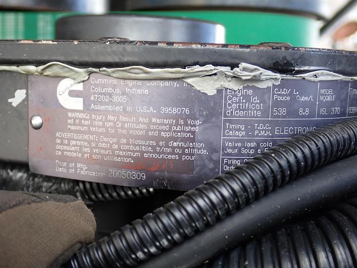 Used 2005 Cummins ISL-370 Diesel Truck Engine LOW MILES! CPL 8389