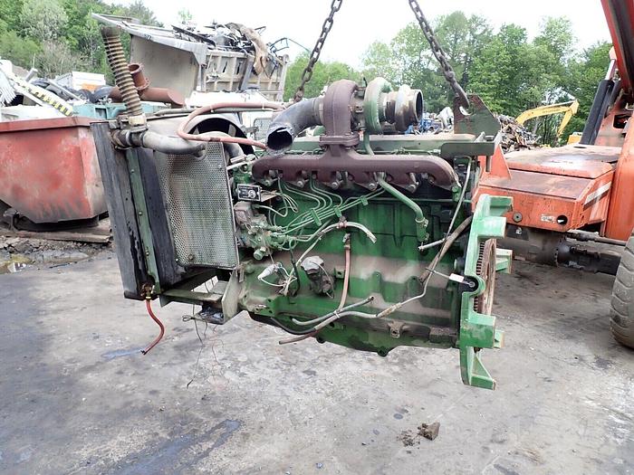 Used John Deere 6068TF151A Turbo Diesel Engine LOW HOURS! VIDEO! 6068T 6.8