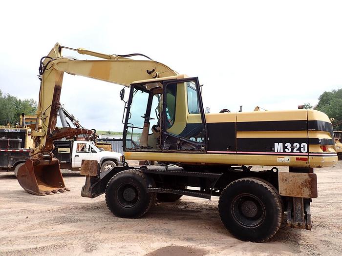 Used 2000 Caterpillar M320 Wheeled Excavator CLEAN! Aux. Hyd. Hydraulic Thumb Q/C 320