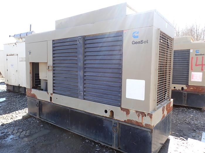 Used 1990 Cummins NT855-G6 250 KW Generator 1168 HOURS!