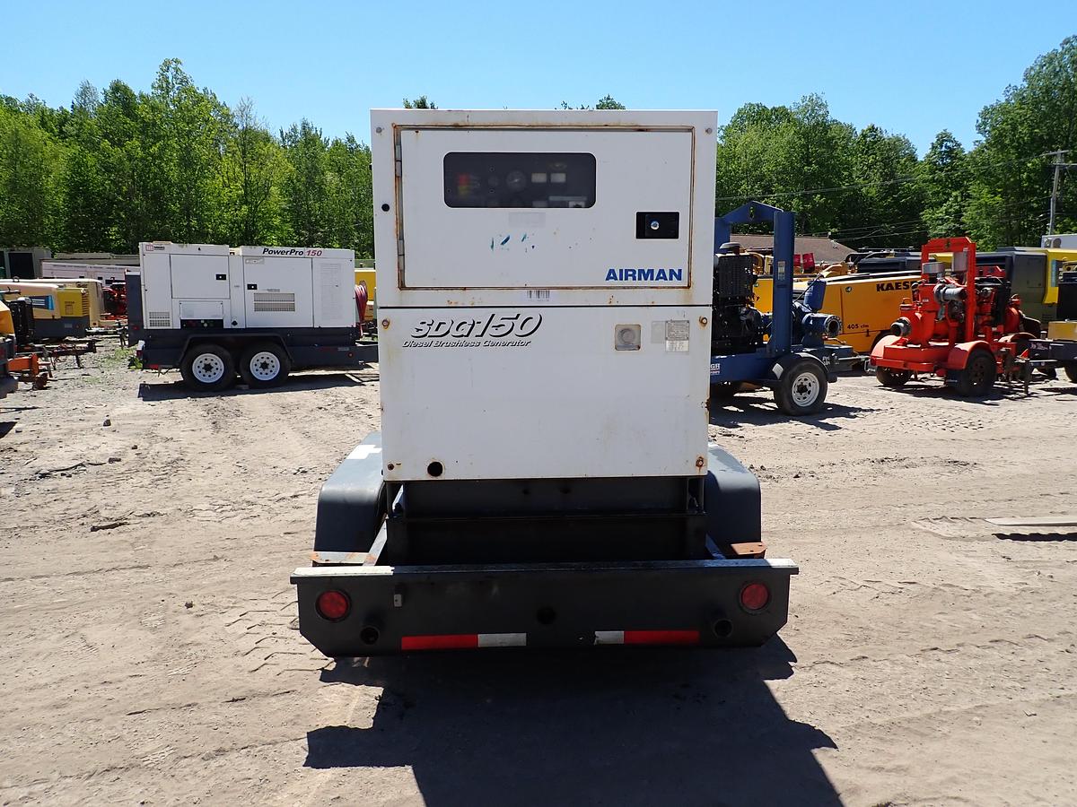 Used Airman SDG150 150 KVA Mobile Generator