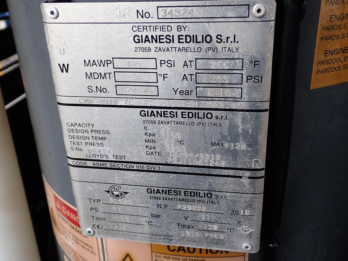 Used 2019 Atlas Copco XAS900 JD8 Air Compressor 150 PSI