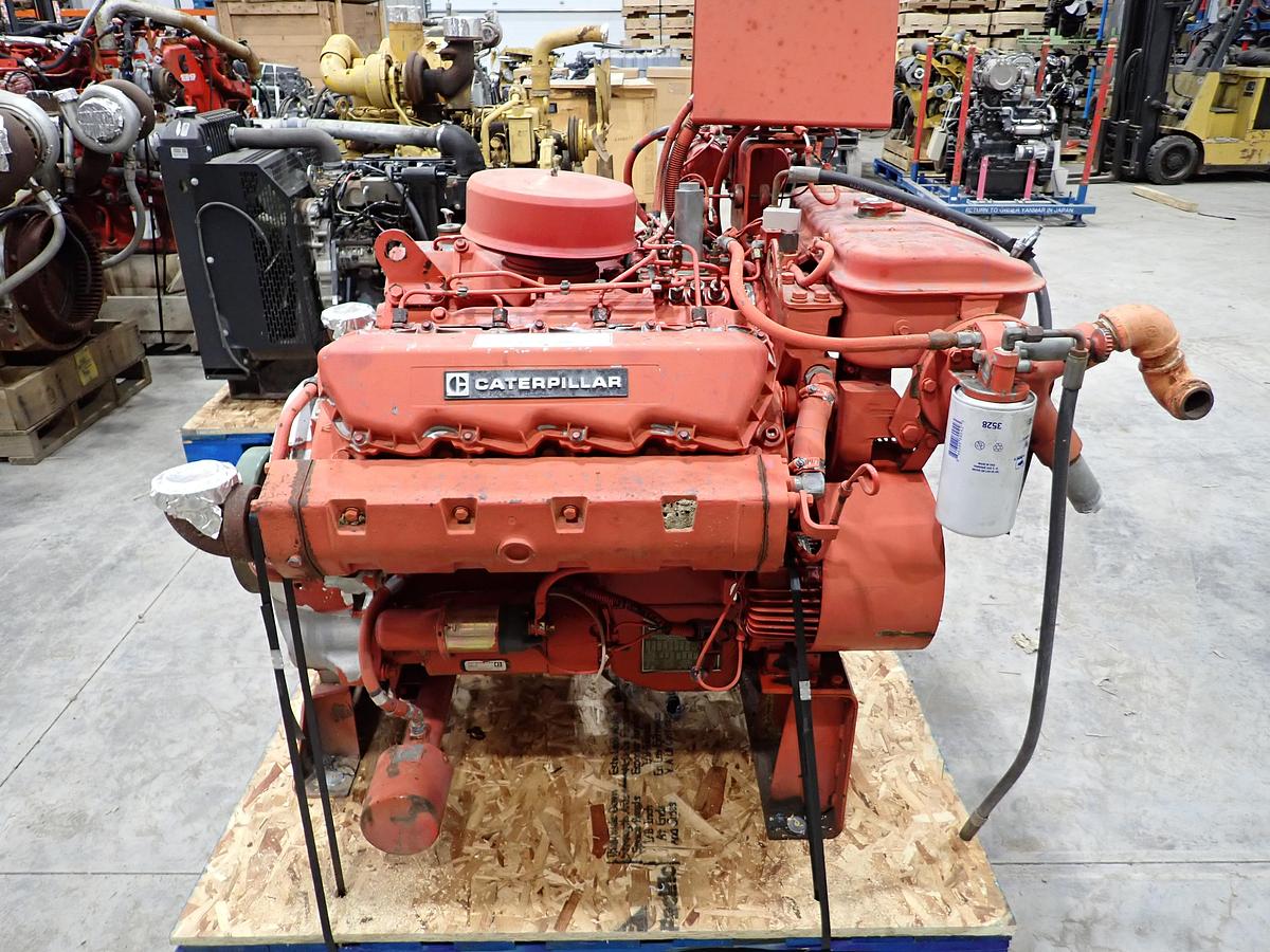 Used CAT 3208 Industrial Diesel Engine MARINE MANIFOLDS