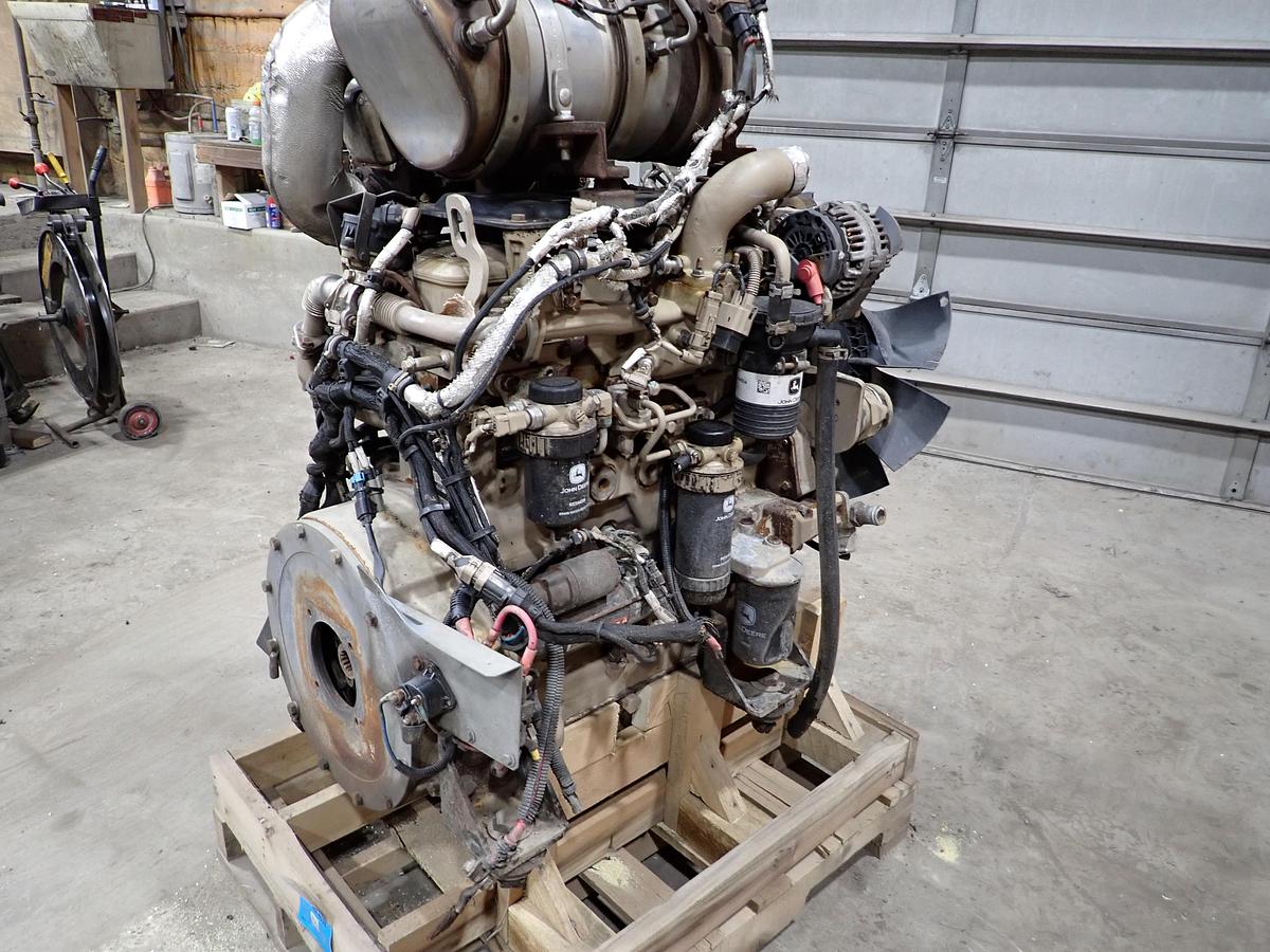 Used 2012 John Deere 4045HFC92 Turbo Diesel Engine IT4