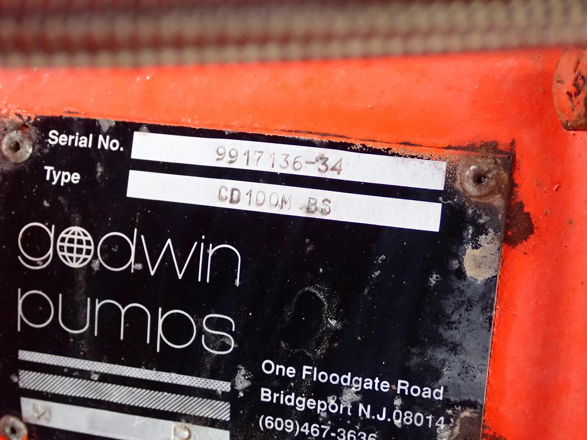Used 1999 Godwin CD100M 4" Water Pump