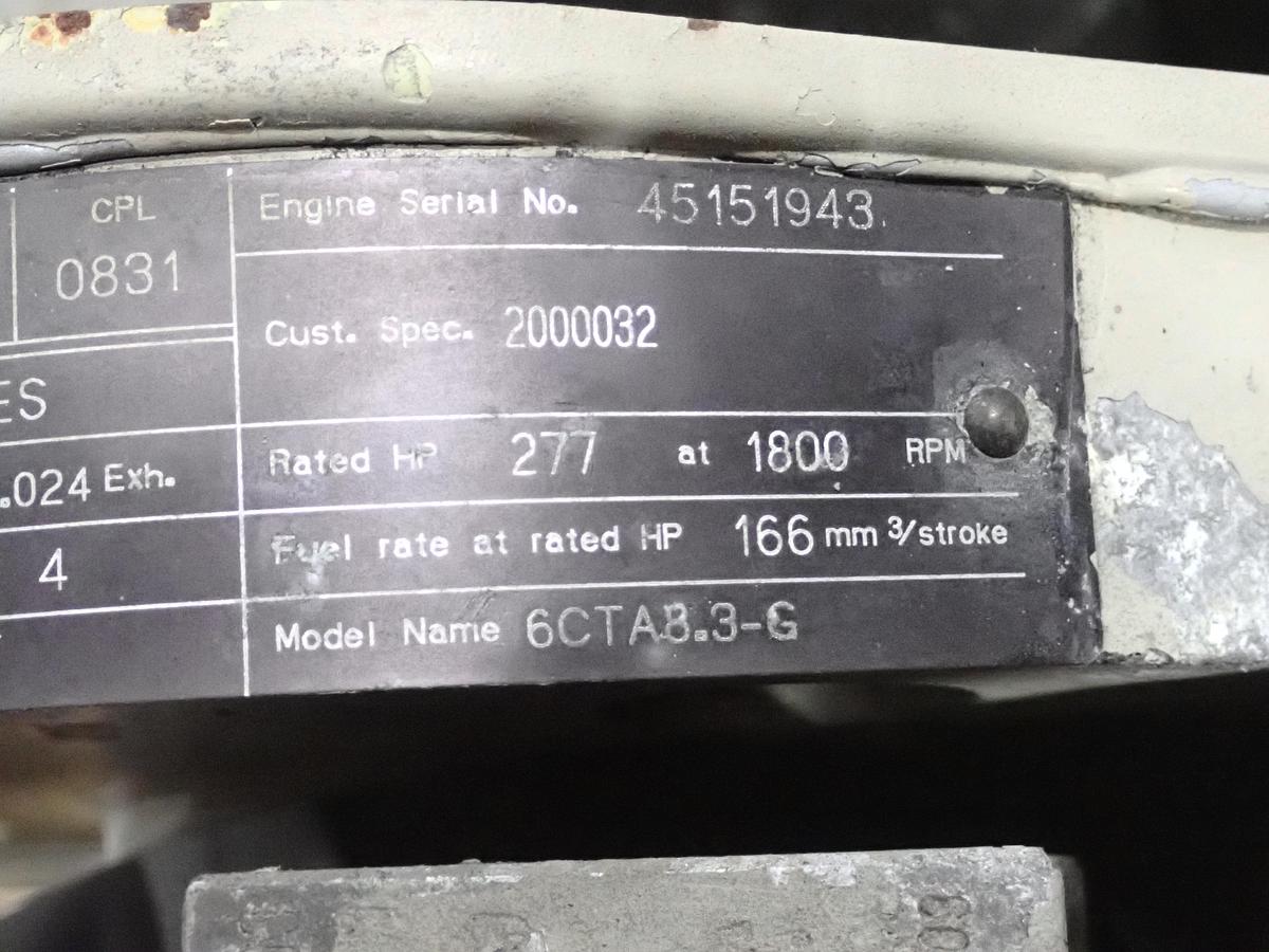 Used 1995 Cummins 6CTA 8.3 Turbo Diesel Engine 384 HOURS!