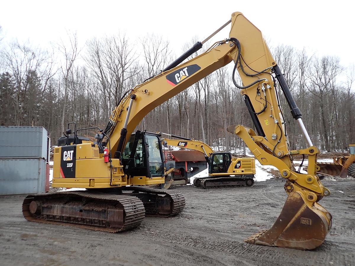 Used 2017 CAT 335F LCR Hydraulic Excavator w/ PROGRESSIVE THUMB!