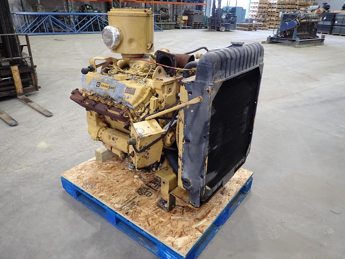 Used 1985 CAT 3208T Turbo Diesel Engine POWER UNIT