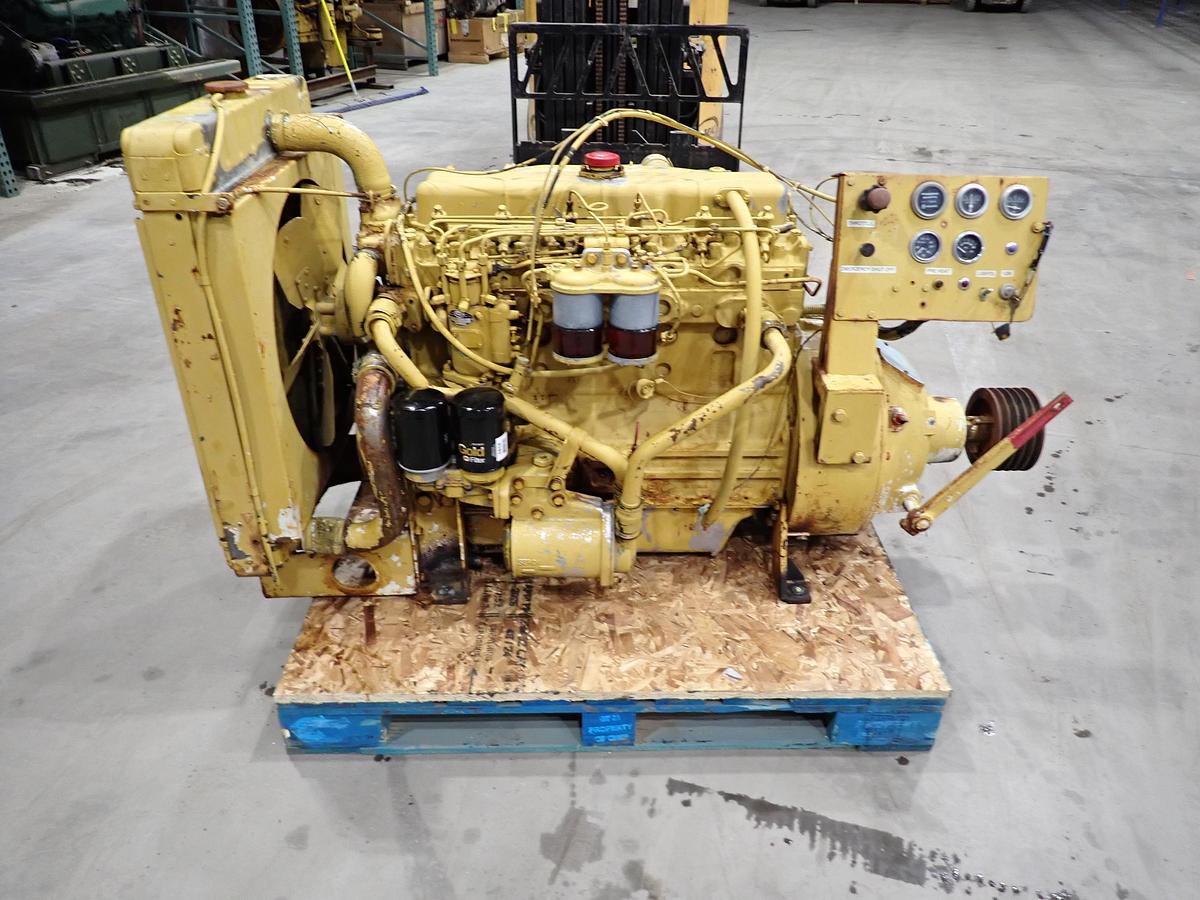 Used Perkins T6.354 Turbo Diesel Engine POWER UNIT w/ PTO Clutch