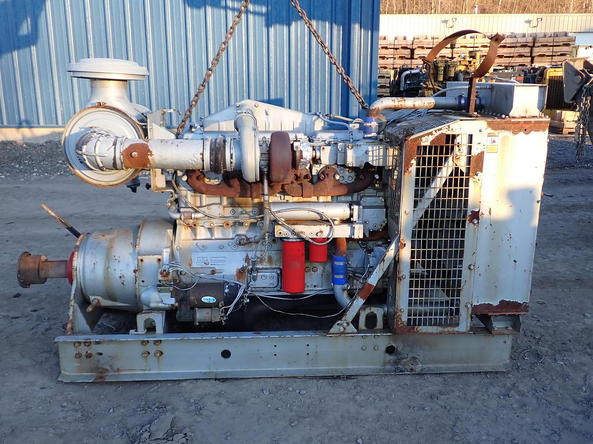 Used 2000 Cummins N14-C Diesel Engine POWER UNIT w/ PTO CLUTCH