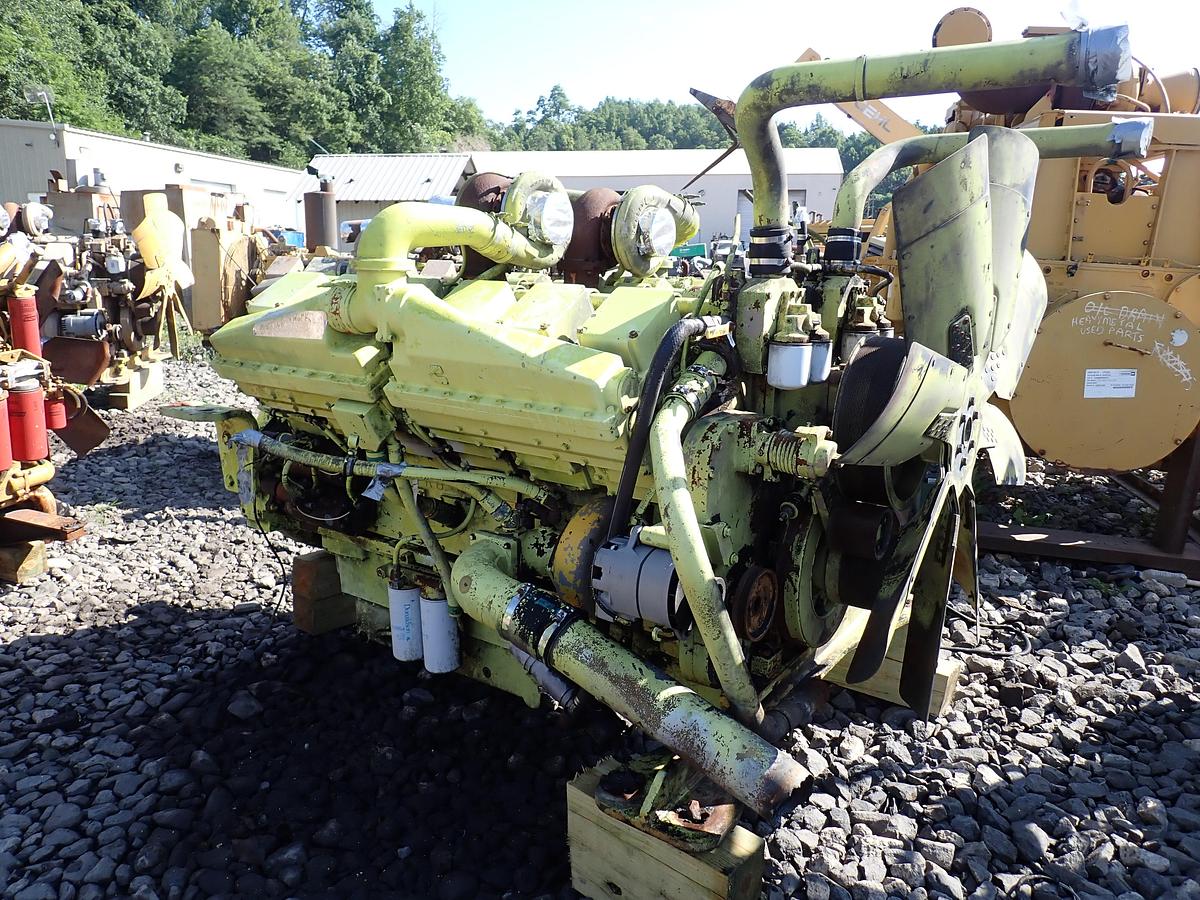 Used 1993 Cummins KTA38 Turbo Diesel Engine CPL 8090