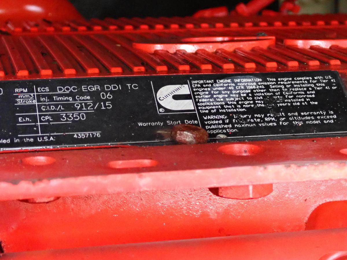 Used 2013 Doosan HP1600 Air Compressor