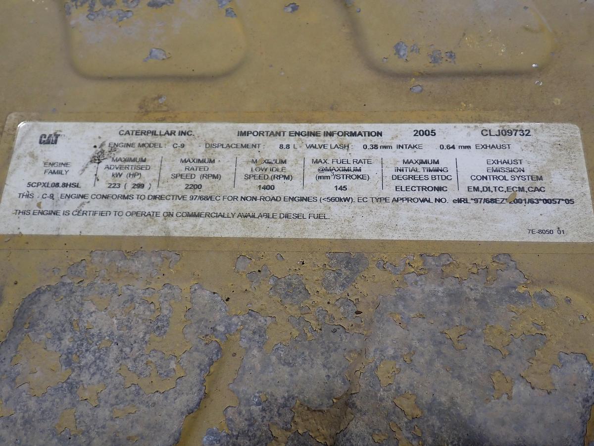 Used 2005 CAT C9 Industrial Diesel Engine AR 265-3473