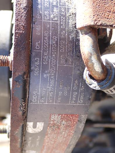 Used 2005 Cummins 6CTA 8.3 Diesel Engine CPL 8185