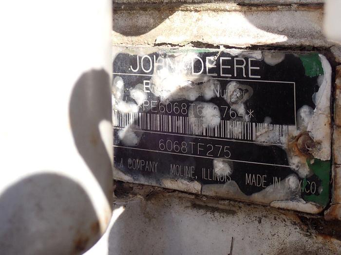 Used John Deere 6068TF275 Turbo Diesel Engine POWER UNIT! PTO CLUTCH! 6068T