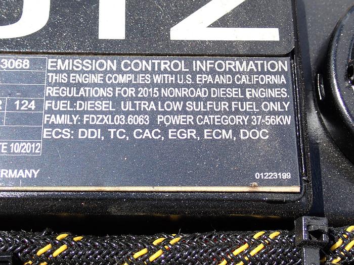 Used 2015 DEUTZ TCD3.6 L4