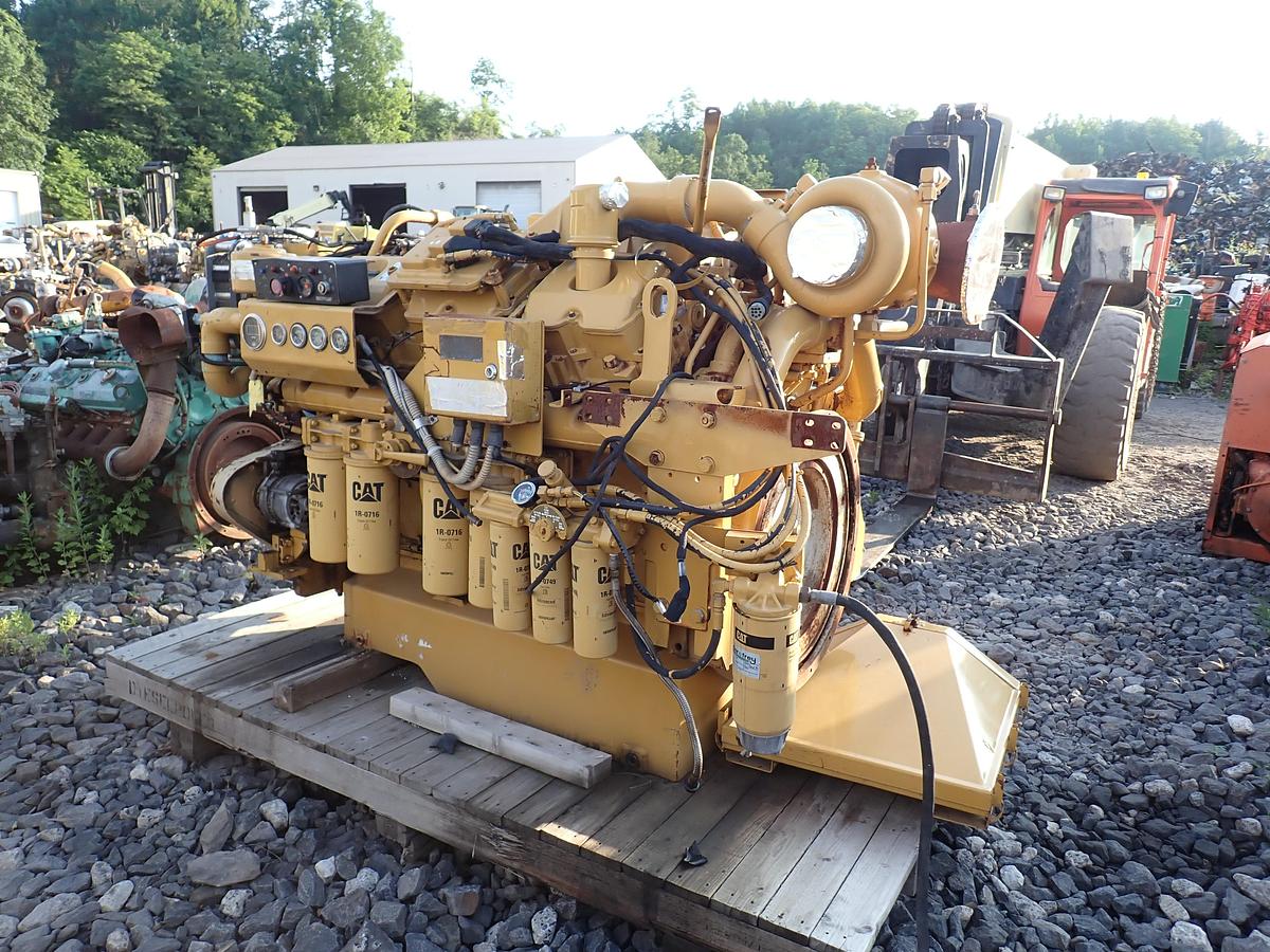 Used 2003 CAT 3412E MARINE Diesel Engine AR 177-1650