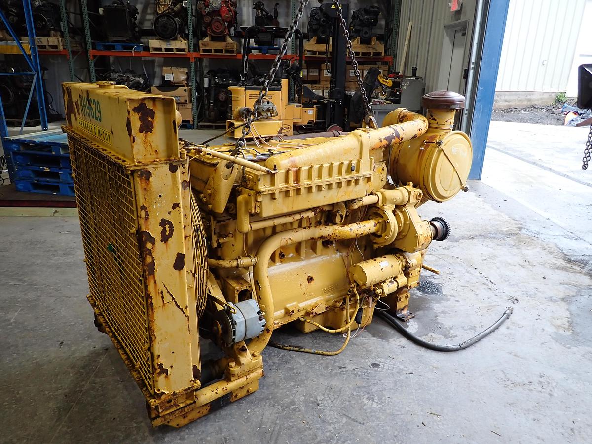 Used CAT D343 Diesel Engine POWER UNIT w/ PTO CLUTCH