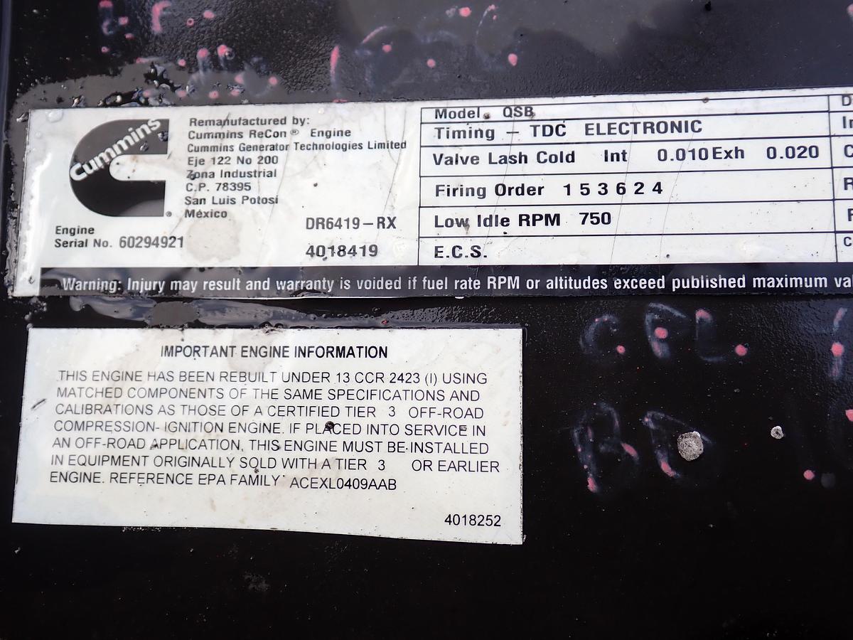 Used 2017 Cummins QSB 6.7 Diesel Engine CPL 8466