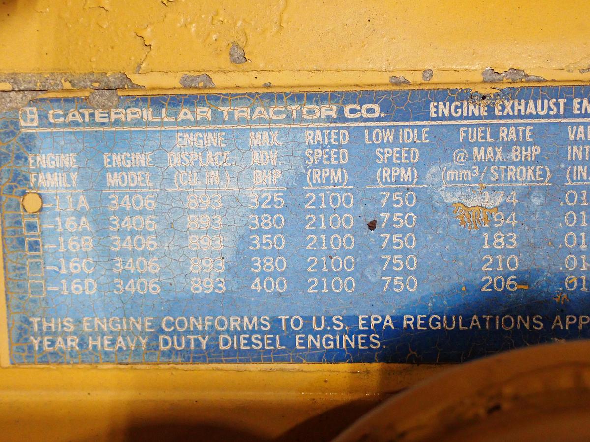 Used 1981 CAT 3406A Diesel Engine 325 HP
