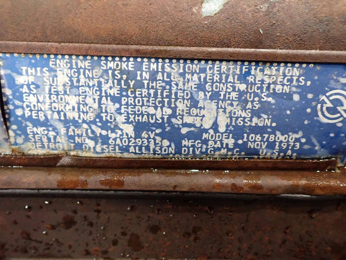 Used 1973 Detroit Diesel 6-71 Truck Engine