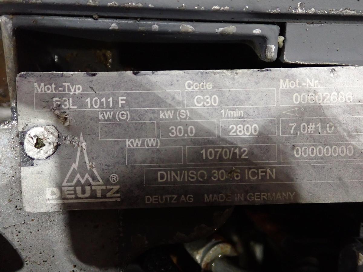 Used Deutz F3L1011F Diesel Engine