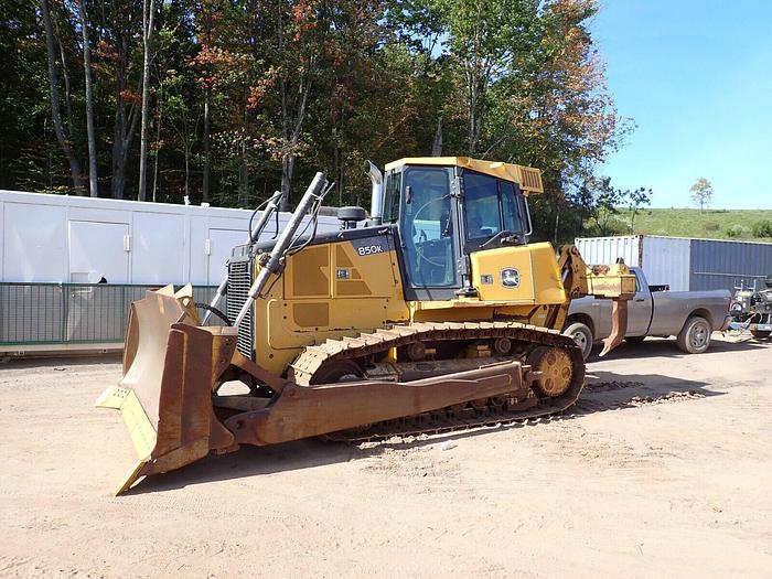 Used 2013 John Deere 850K XLT Crawler Dozer RIPPER! SU Blade 850 A/C