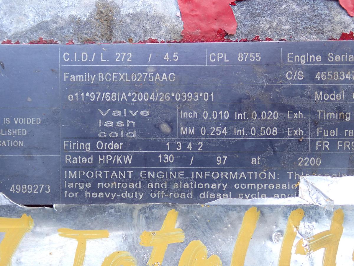 Used 2011 Cummins QSB 4.5 Diesel Engine CPL 8755