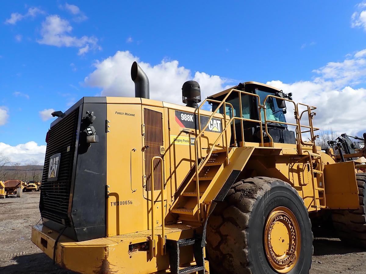 Used 2015 CAT 988K Wheel Loader w/ LOG GRAPPLE